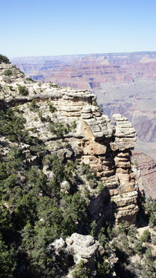 An image of the montains in the Great Canyon Area